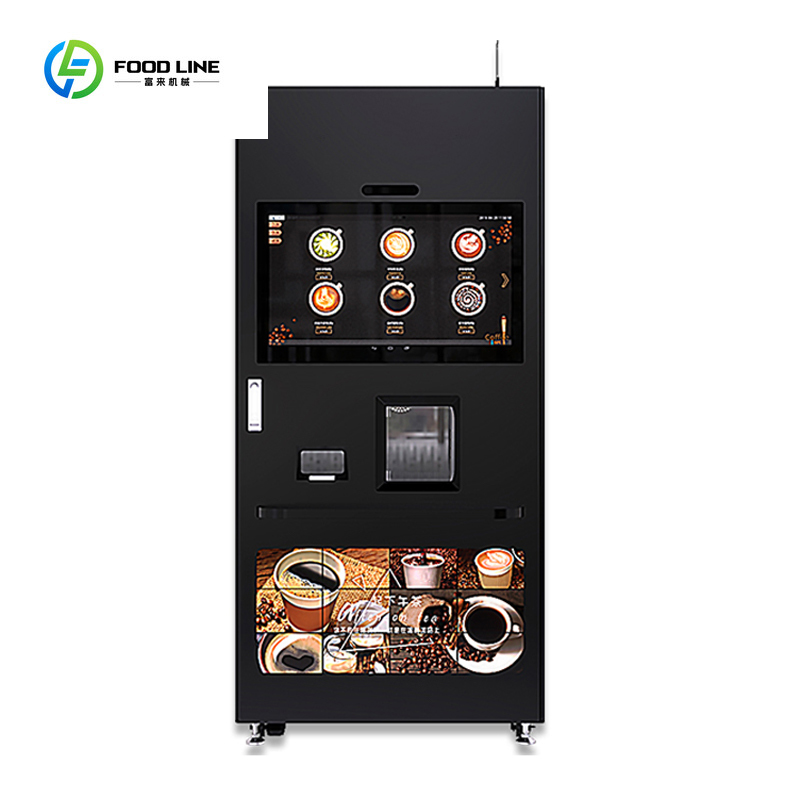 Vending Machine Qr Code - Slimme QR-code commerciële espresso drankenautomaat automatische